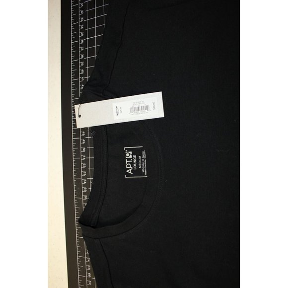 Apt 9 /T- Shirt/ (Size M)/Black /(96% Cotton & 4% Spandex) - Picture 9 of 12